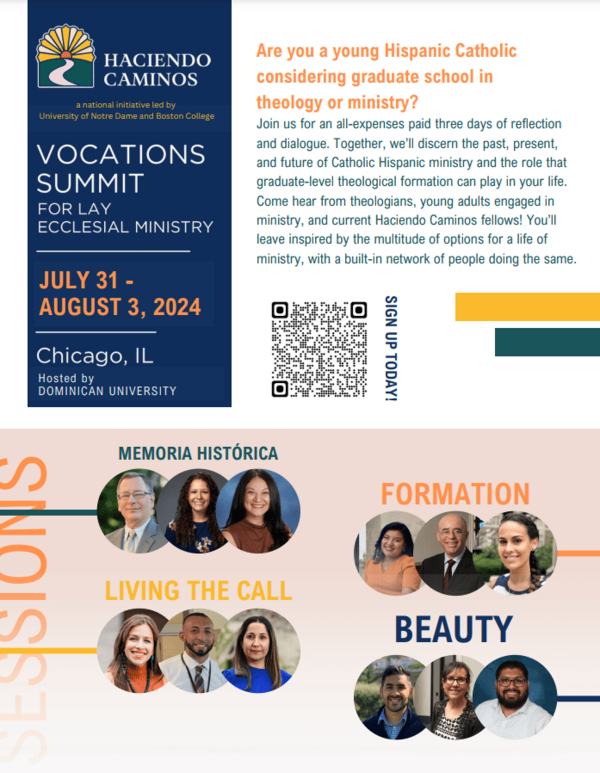 Vocations Summit Flyer